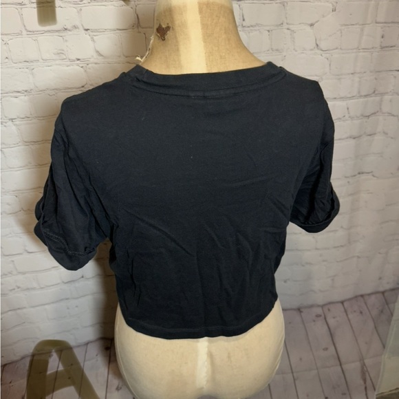 Adidas Adicilor Essentials Women's Black Crop Top - Picture 4 of 7